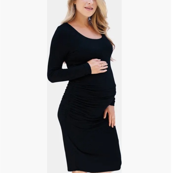 Isabel by Ingrid +Isabel black 3/4 sleeve dress - Picture 4 of 4